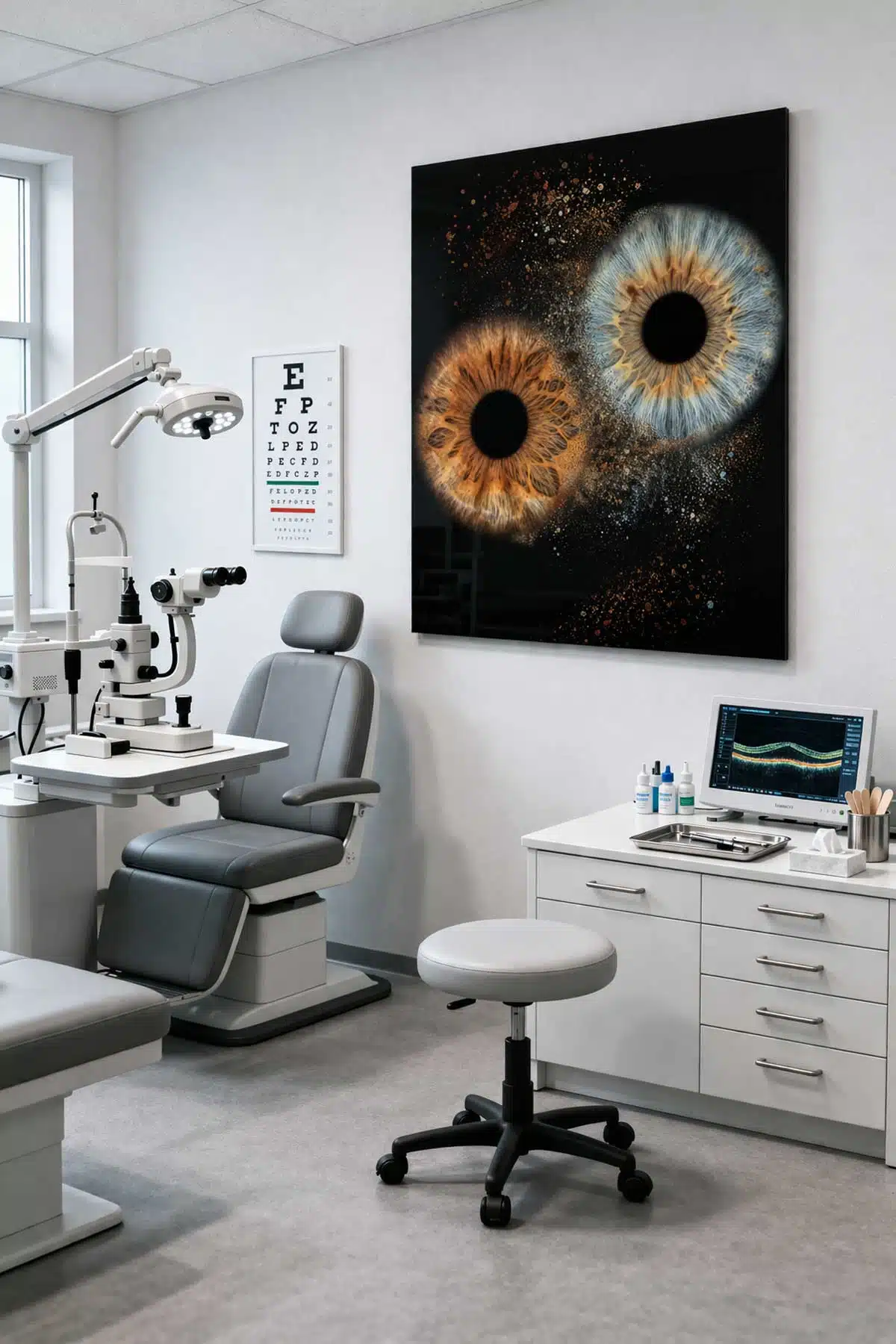 Irisfotografie Augenarzt und Otiker Hochzeitsfotograf Bochum, Wattenscheid